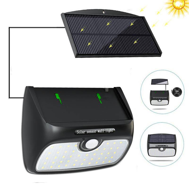 Applique extérieur solaire à 48 LEDs Sensor