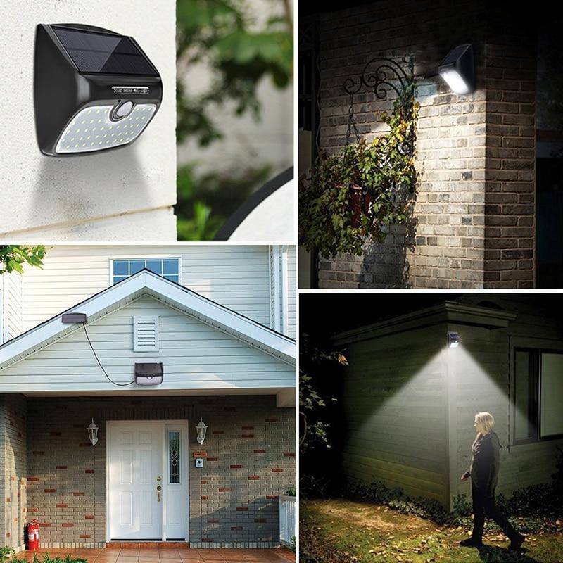 wall lamp outdoor solar 48 LED Sensor