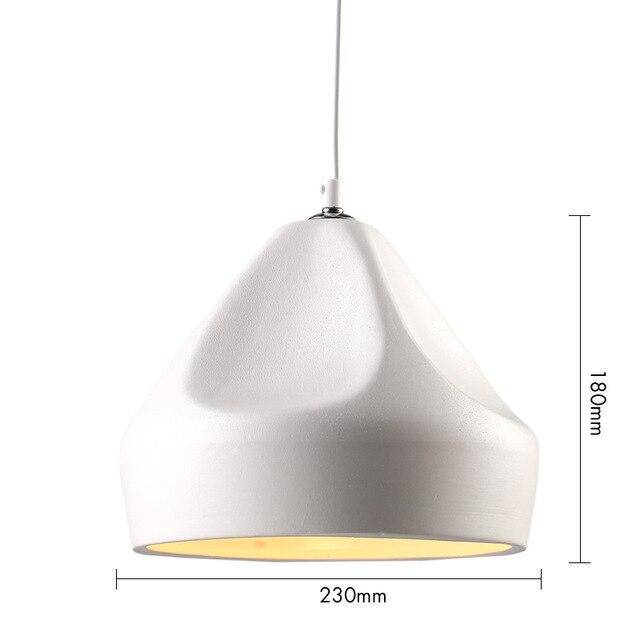 pendant light design deformed aluminum triangle Art