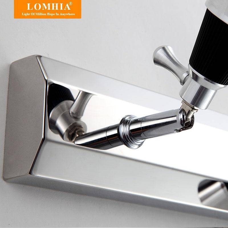 wall lamp chrome bathroom mirror (2 or 3 lamps)