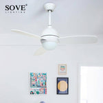 Ventilateur de plafond arrondi Sove