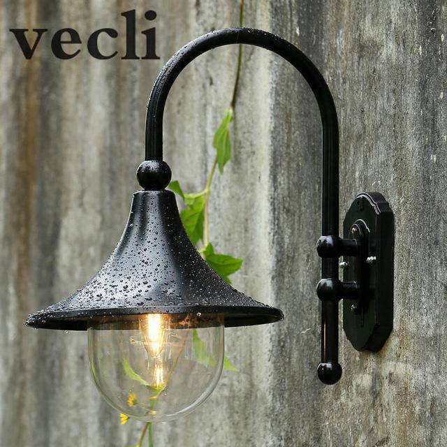 wall lamp rustic outdoor waterproof speaker