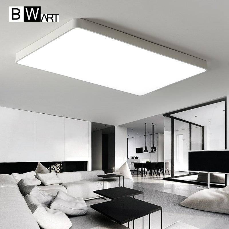 Lámpara de techo LED rectangular moderna de Bwart