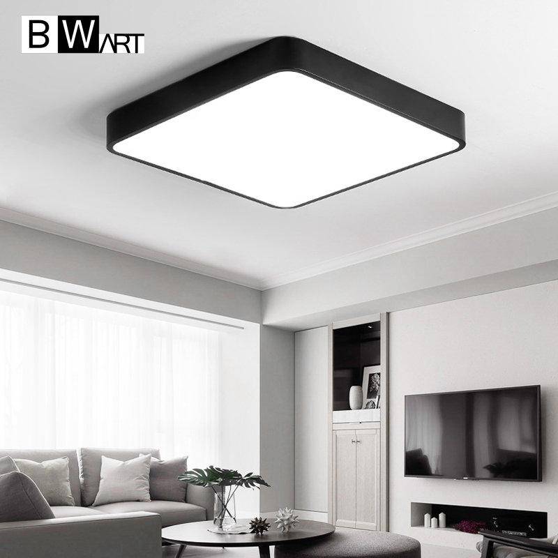 Lámpara de techo LED rectangular moderna de Bwart