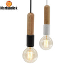 Suspension barre en bois Simple