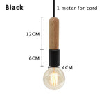 Suspension barre en bois Simple