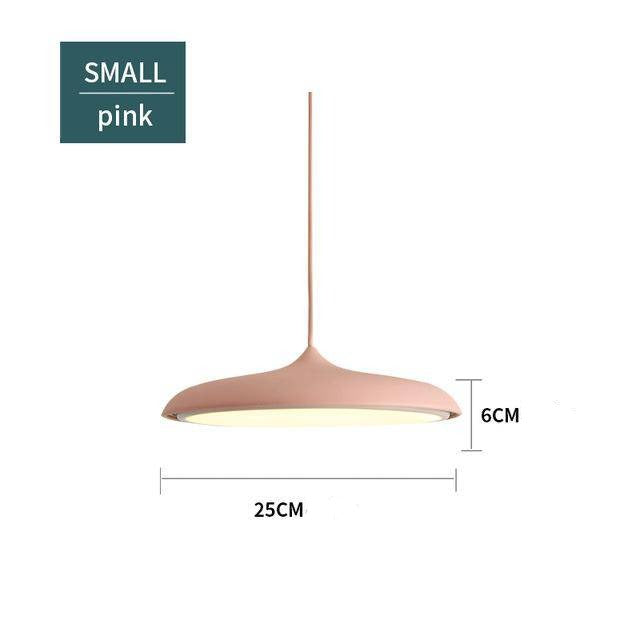 Suspension design à LED ovale ouverte Copper
