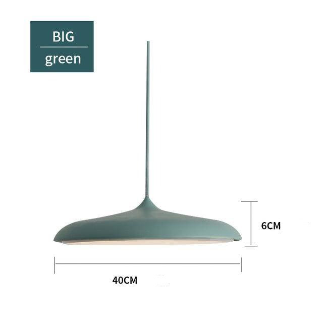Suspension design à LED ovale ouverte Copper