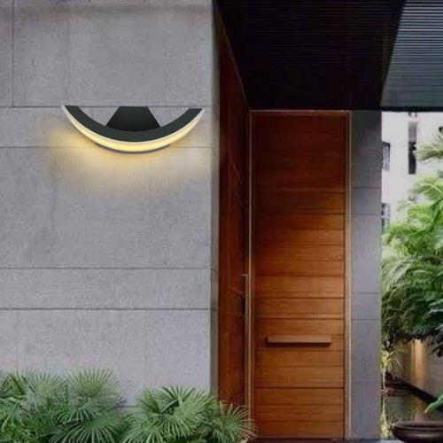 Lámpara de pared redonda LED de jardín