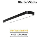 Plafonnier LED carré et bord arrondis Surface