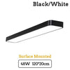 Plafonnier LED carré et bord arrondis Surface