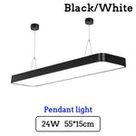Plafonnier LED carré et bord arrondis Surface