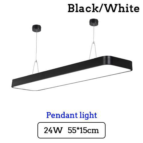 Square LED ceiling light with rounded edge Surface