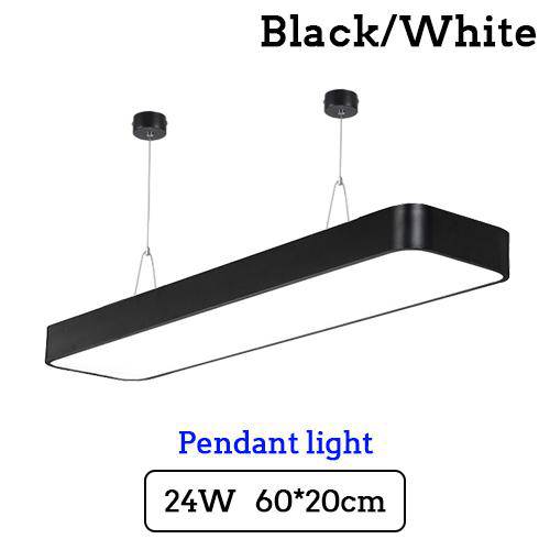 Square LED ceiling light with rounded edge Surface