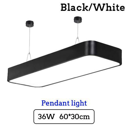 Square LED ceiling light with rounded edge Surface