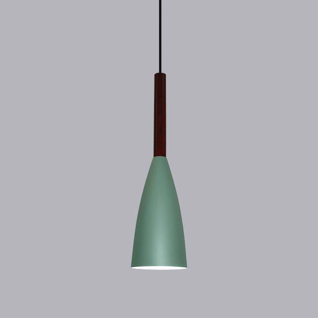 Lámparas de suspensión de madera de estilo nórdico