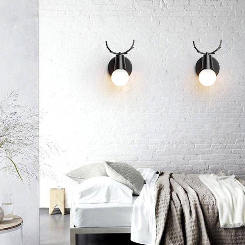 wall lamp wooden deer LED wall light Novelty