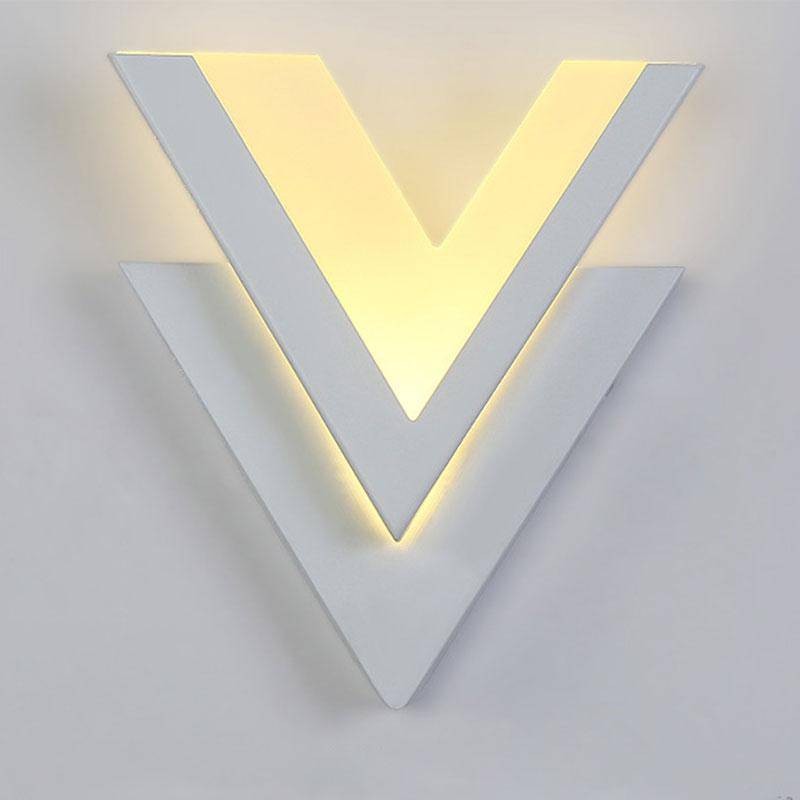 wall lamp V-shaped LED wall light