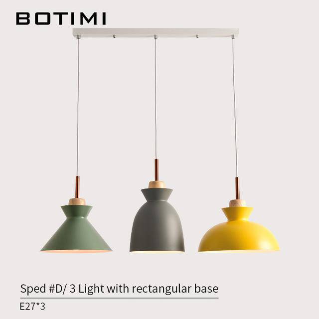 Suspension design moderne à LED de couleur Lamps