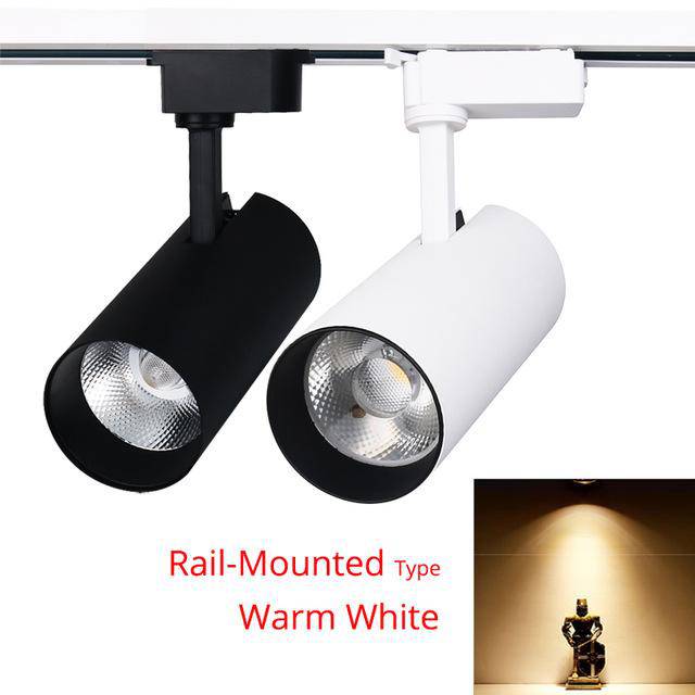 Spotlight LED to be fixed (black or white)