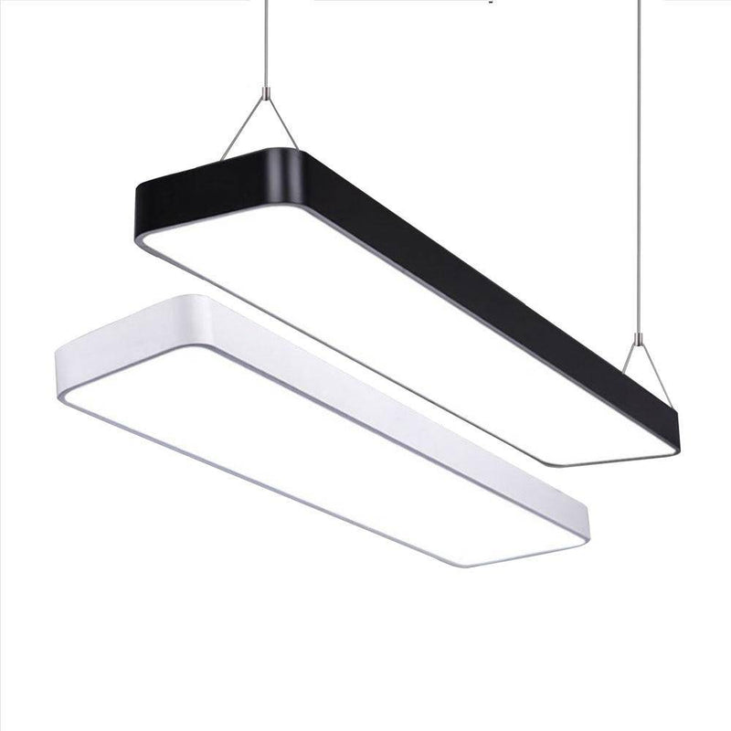 Square LED ceiling light with rounded edge Surface