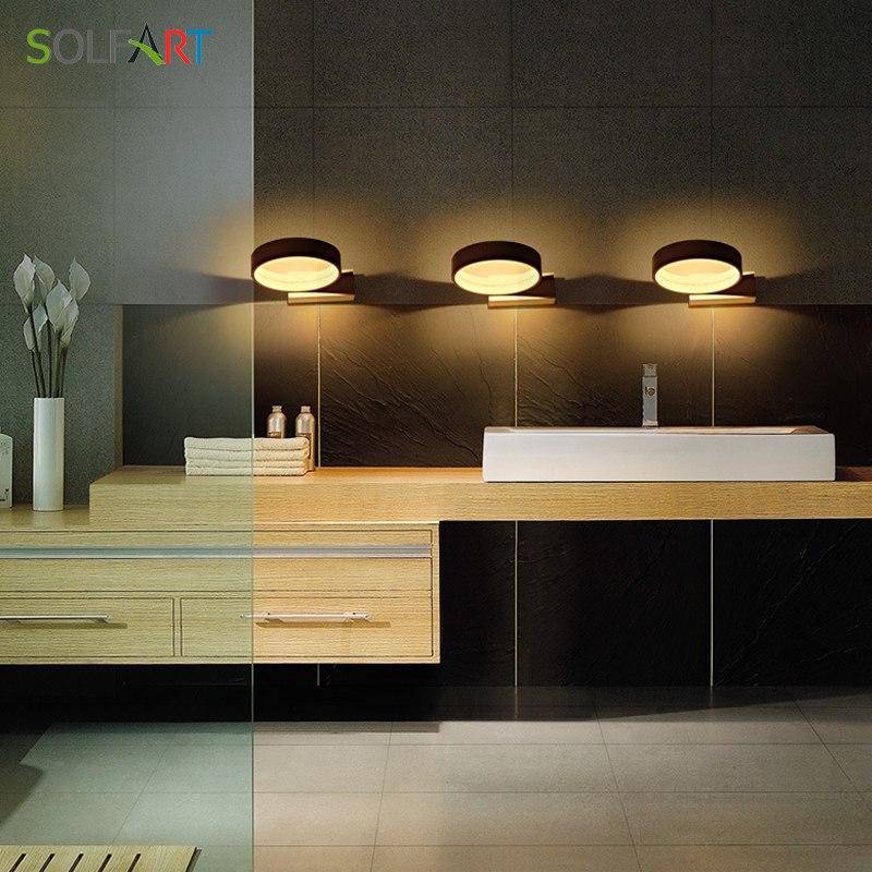 Applique design LED cercle blanc
