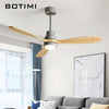 Ventilateur de plafond LED Modern à base colorée