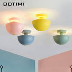 Plafonnier champignon de couleurs