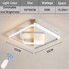 Plafonnier design LED cercle dans carré