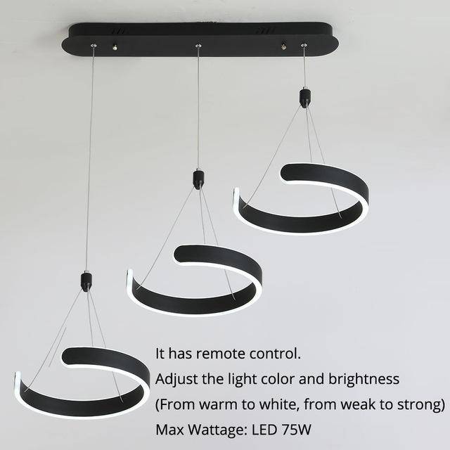 Suspension design LED cercle ouvert Hanging - vue 5 sur 7