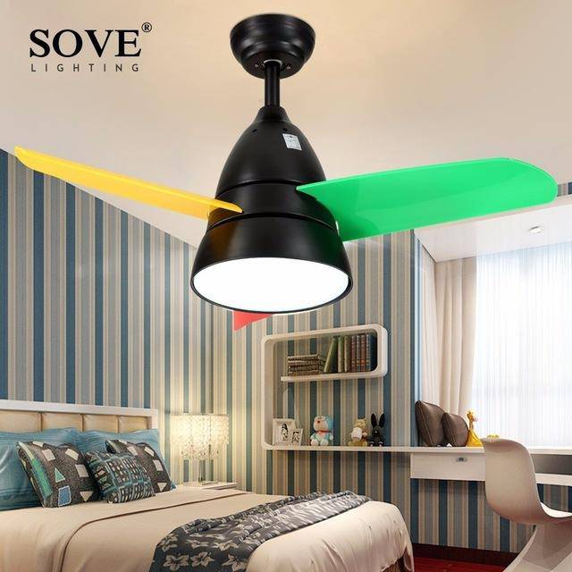 Ernesto Colored blade child ceiling fan