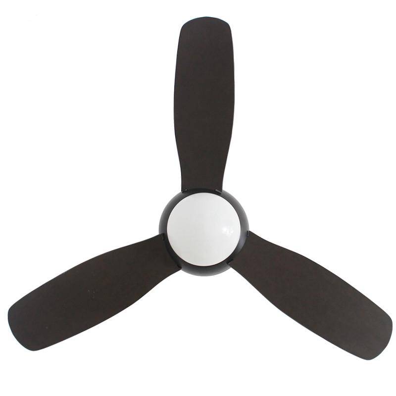 Ventilateur de plafond style industriel (noir ou blanc) - vue 3 sur 3