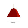 Suspension LED triangulaire de couleur
