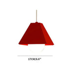 Suspension LED triangulaire de couleur