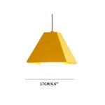 Suspension LED triangulaire de couleur