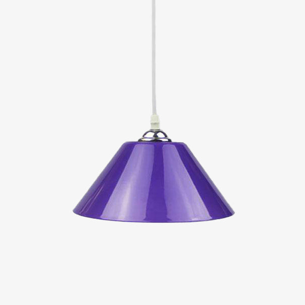 Suspension moderne en plastique de couleur