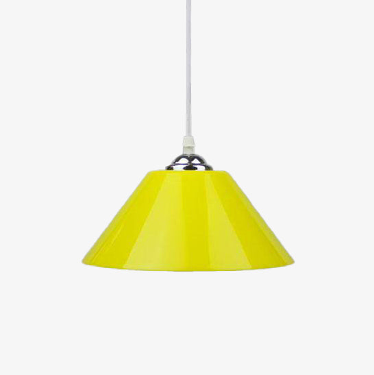 Suspension moderne en plastique de couleur