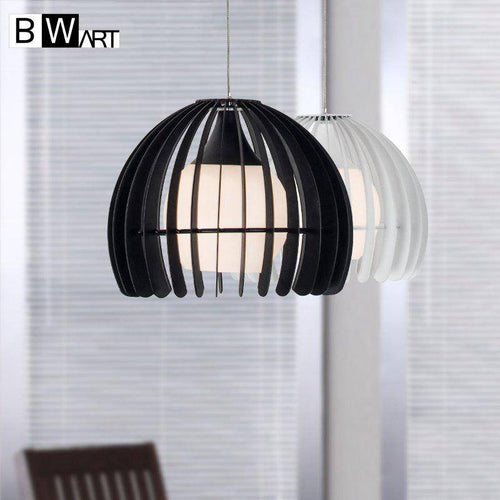 LED Design pendant light in the form of rounded pale cage Birdcage