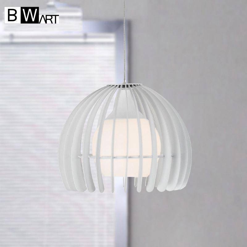 Suspension à LED design en forme de cage à pâles arrondies Birdcage - vue 3 sur 5