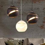 Suspension design LED à boules légèrement ouvertes Creative