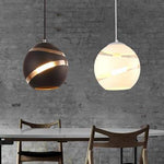Suspension design LED à boules légèrement ouvertes Creative