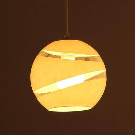 Suspension design LED à boules légèrement ouvertes Creative - vue 4 sur 5