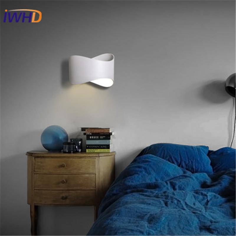 Lámpara de pared LED con design forma redondeada de moda