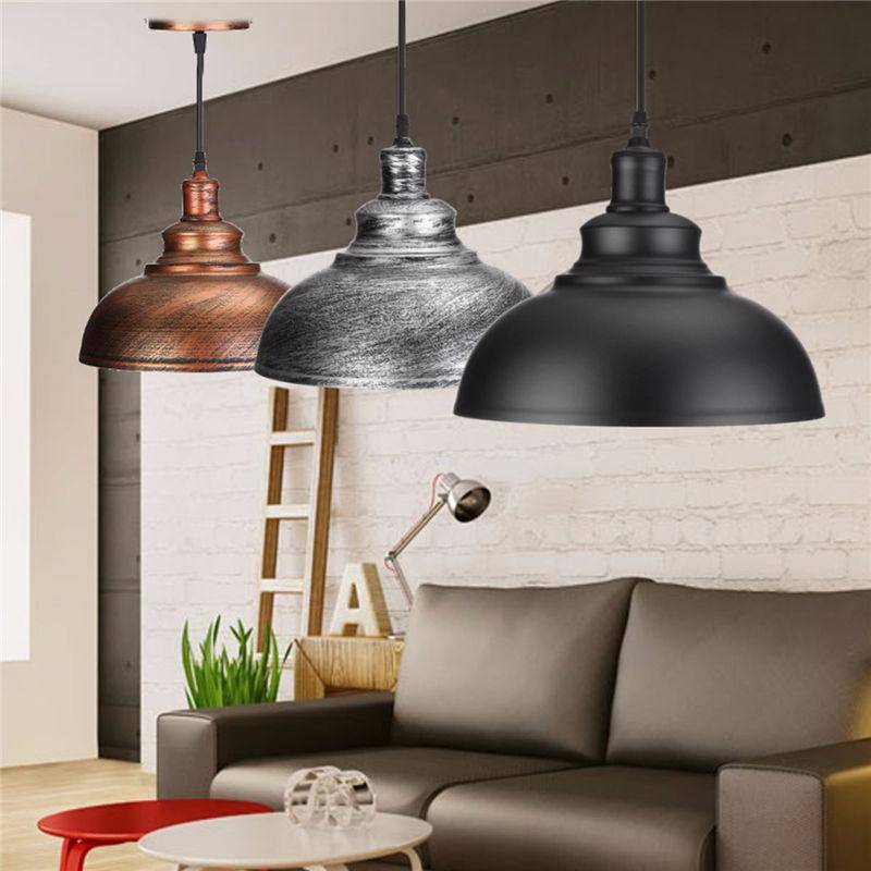 Rustic Metal Loft pendant light