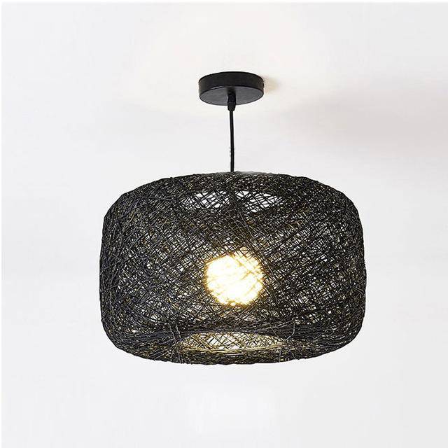 Suspension LED en tissu de couleur Country