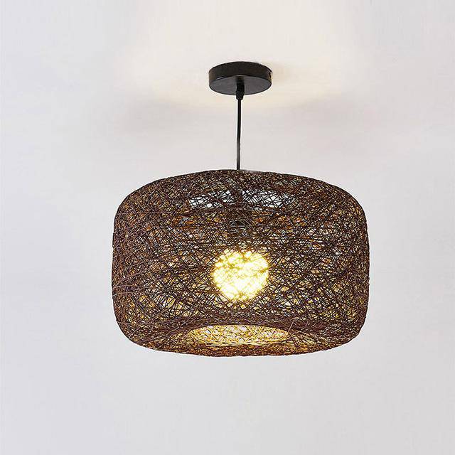 Suspension LED en tissu de couleur Country