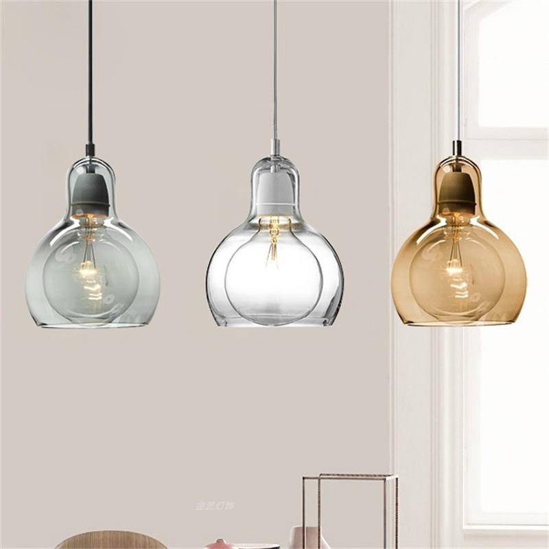 Pendant light Design LED Glass Loft