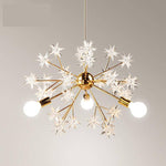 Lustre design doré avec étoiles Loft
