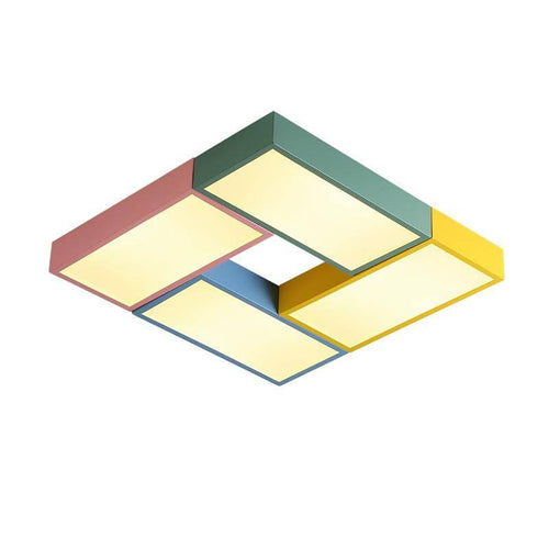 Plafonnier LED rectangulaire de couleur Dining - vue 4 sur 8