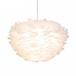 Suspension LED moderne fleurie blanche